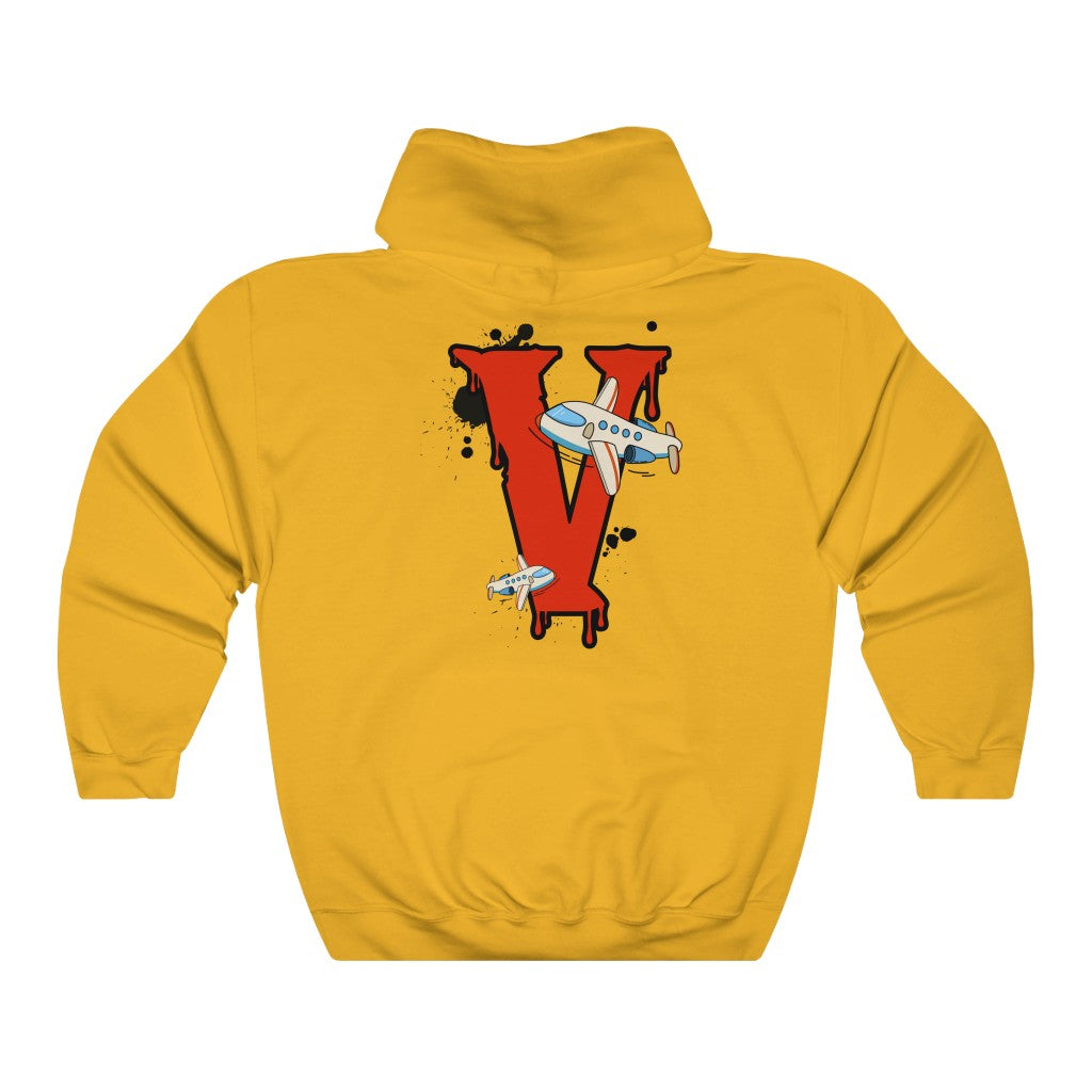 Iconic "V" Logo Pull Over Hoodie