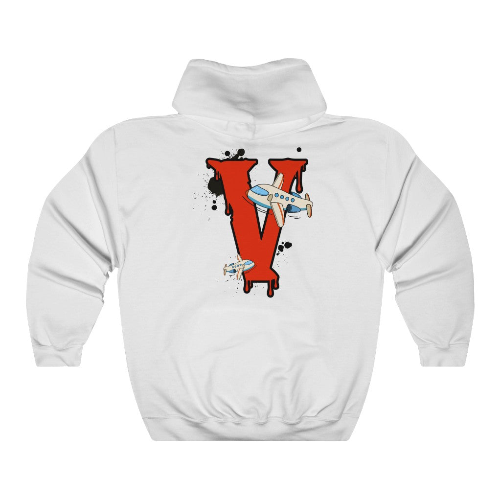 Iconic "V" Logo Pull Over Hoodie