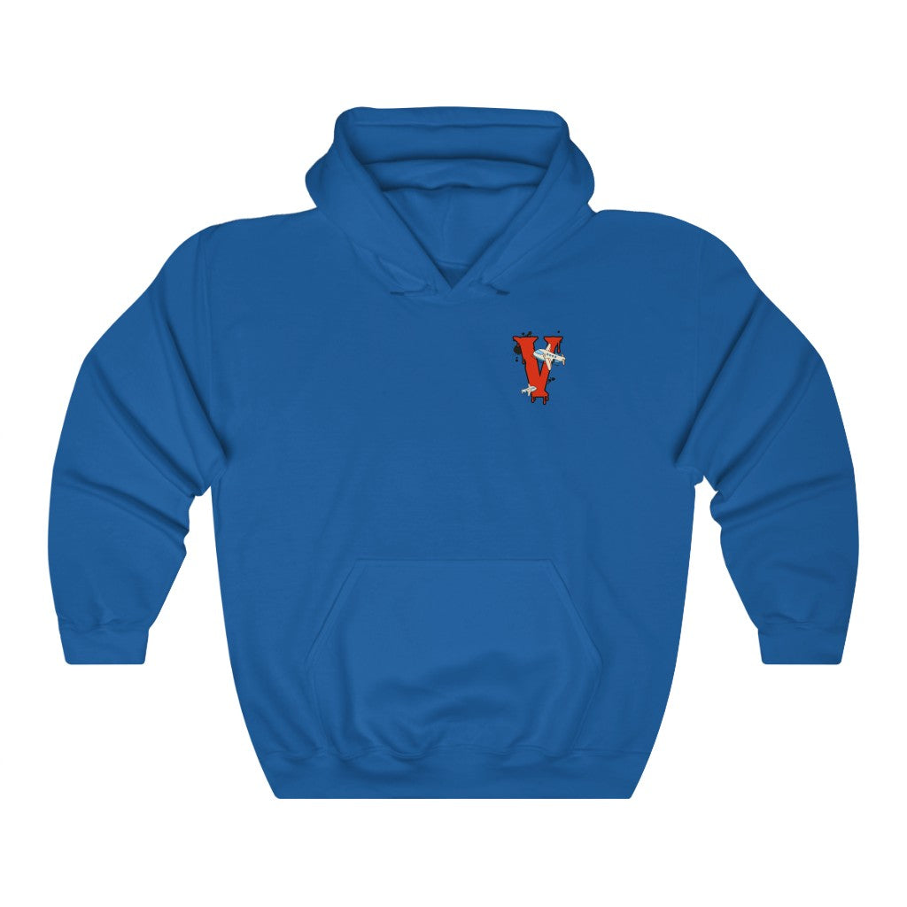 Iconic "V" Logo Pull Over Hoodie