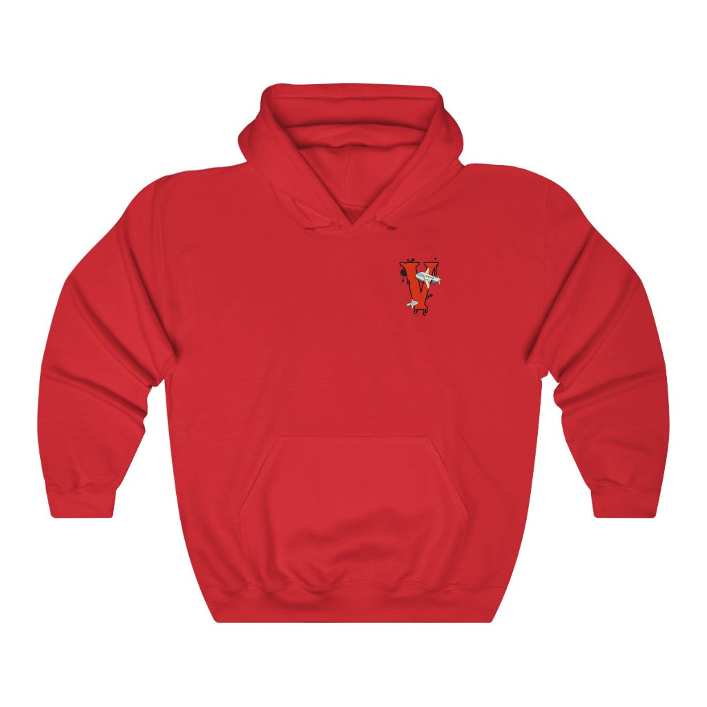 Iconic "V" Logo Pull Over Hoodie